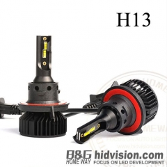 BG Led Headlight Bulbs T8 CSP H13 6000K