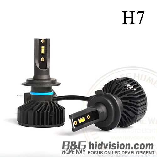 BG Led Headlight Bulbs T8 CSP H7 6000K