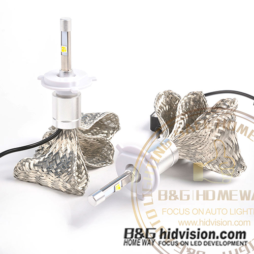 BG Led Headlights Copper Belt R3 XHP50 H4 6000K