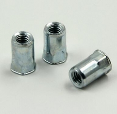 Small countersunk head, semi-hex body