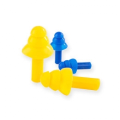 Hearing protection silicone earplugs with cord waterproof soundproof swimming protection ear plugs