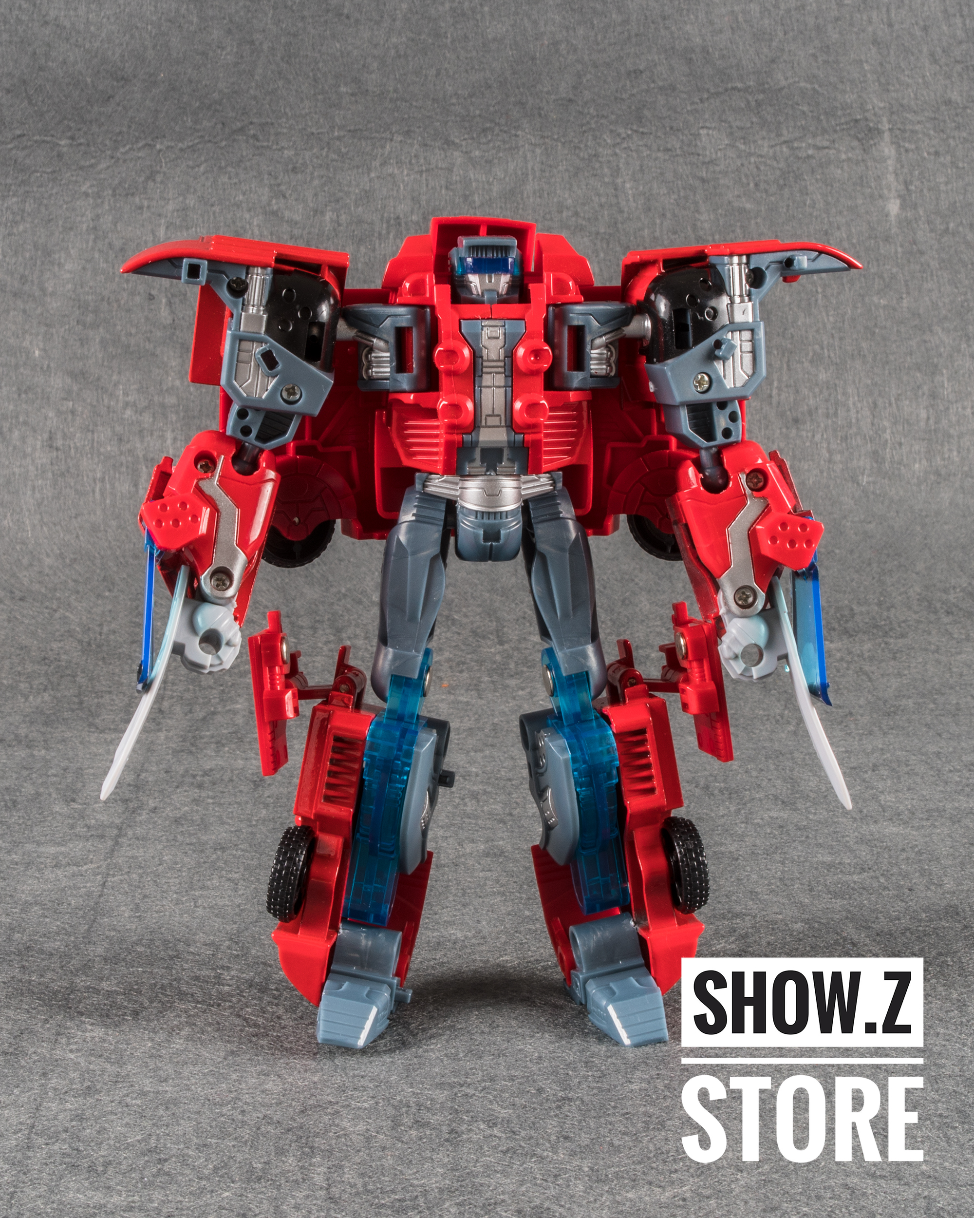 WeiJiang Rescue Combiner red and white figure with blue armor WeiJiang Rescue Combiner red and white figure with blue armor