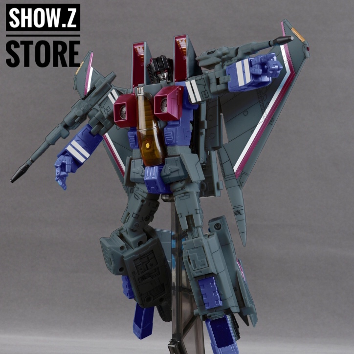 YES MODEL YM08 Starscream Green robot warrior with dynamic pose YES MODEL YM08 Starscream Green robot warrior with dynamic pose