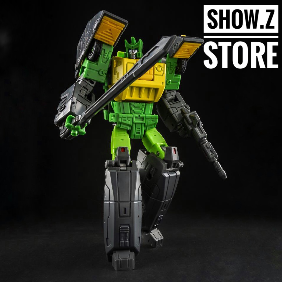 Toyworld Spanner Springer bright lime green yellow robot figure Toyworld Spanner Springer bright lime green yellow robot figure