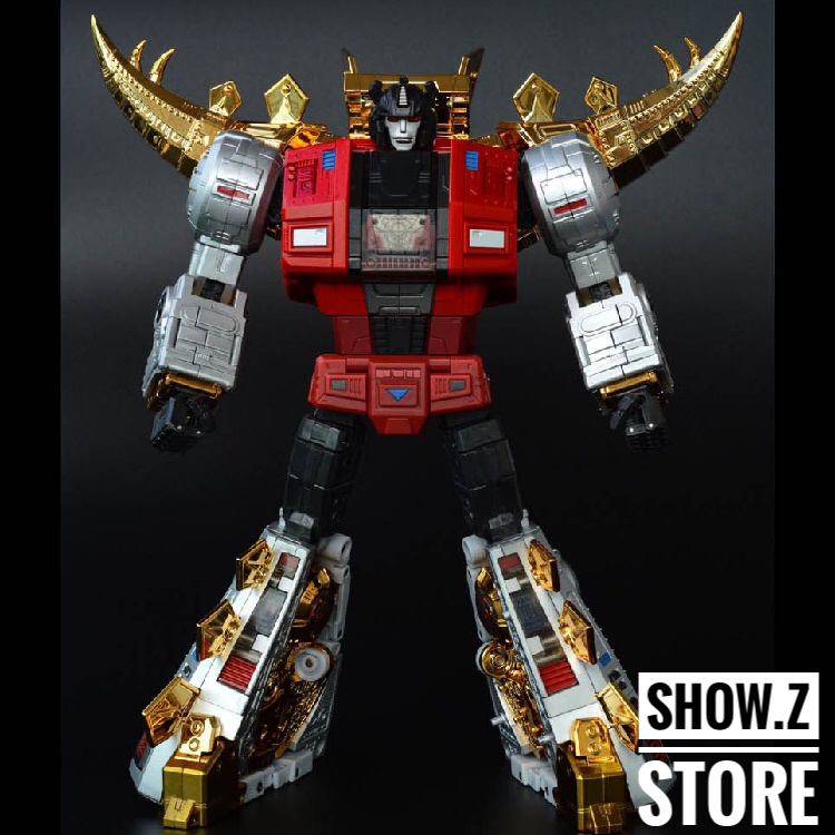 FansToys FT-06X Sever red and gold horned robot with angular armored design FansToys FT-06X Sever red and gold horned robot with angular armored design