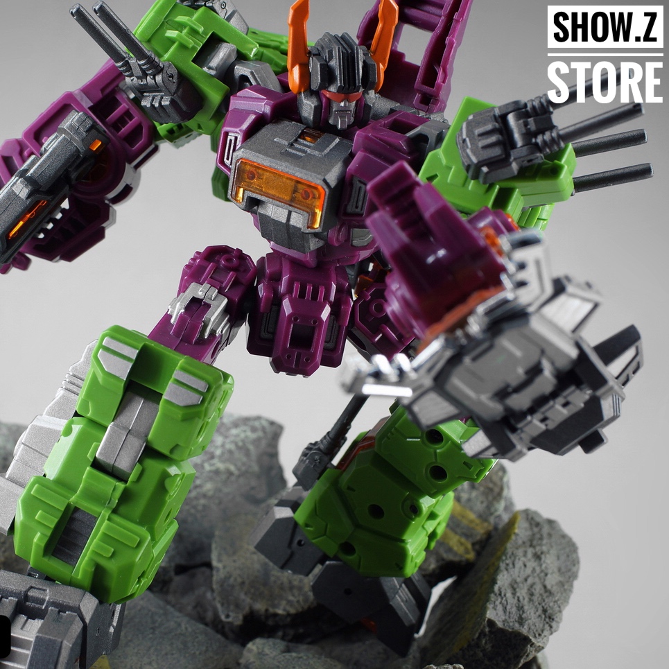 Iron Factory LordScorpion purple green black robot with guns Iron Factory LordScorpion purple green black robot with guns