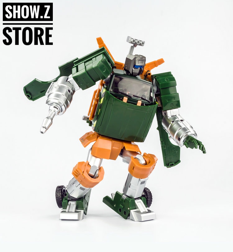 Xtransbots Paean Hoist robot mid-transformation showing vehicle mode mechanical details Xtransbots Paean Hoist robot mid-transformation showing vehicle mode mechanical details