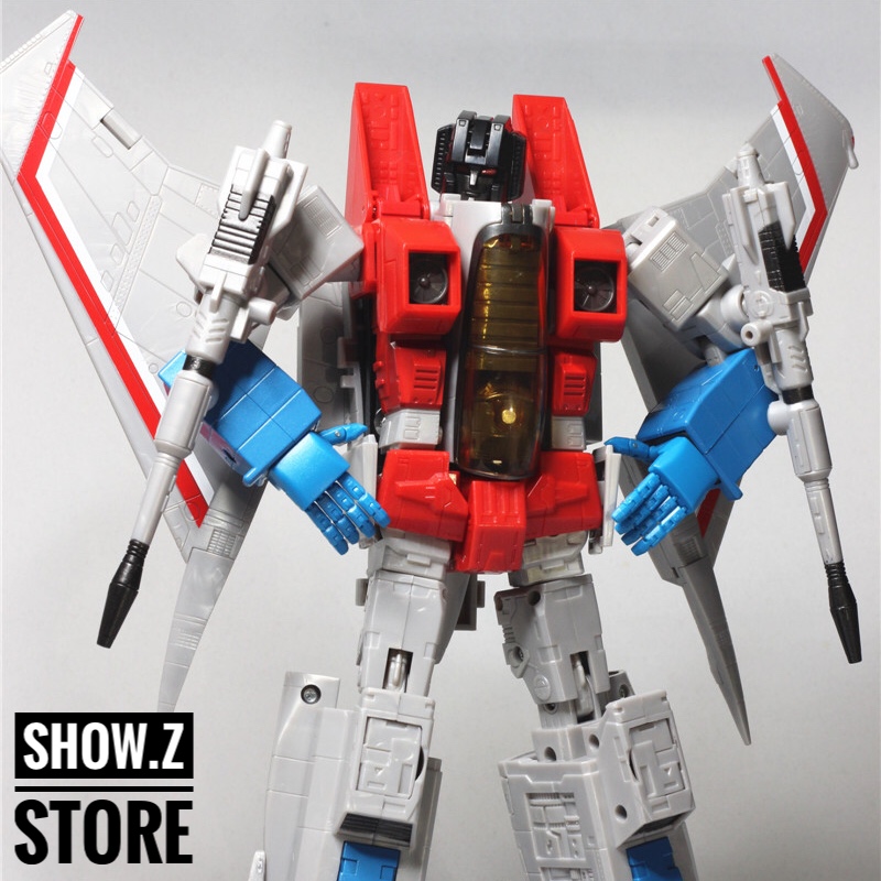 TANAKA MPF-11 Starscream Oversized red and blue aircraft-form robot TANAKA MPF-11 Starscream Oversized red and blue aircraft-form robot