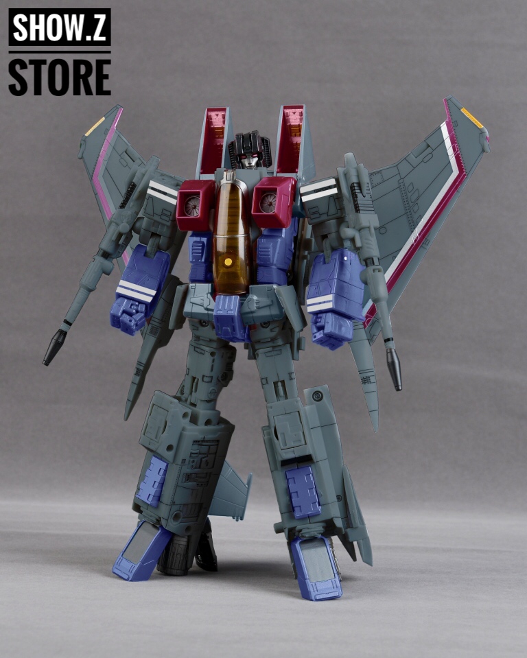 YES MODEL YM08 Starscream Green red-accented warrior angular armor design YES MODEL YM08 Starscream Green red-accented warrior angular armor design