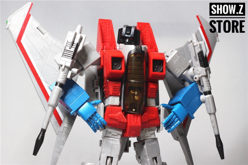 TANAKA MPF-11 Starscream blue-accented oversized figure transforming from vehicle TANAKA MPF-11 Starscream blue-accented oversized figure transforming from vehicle