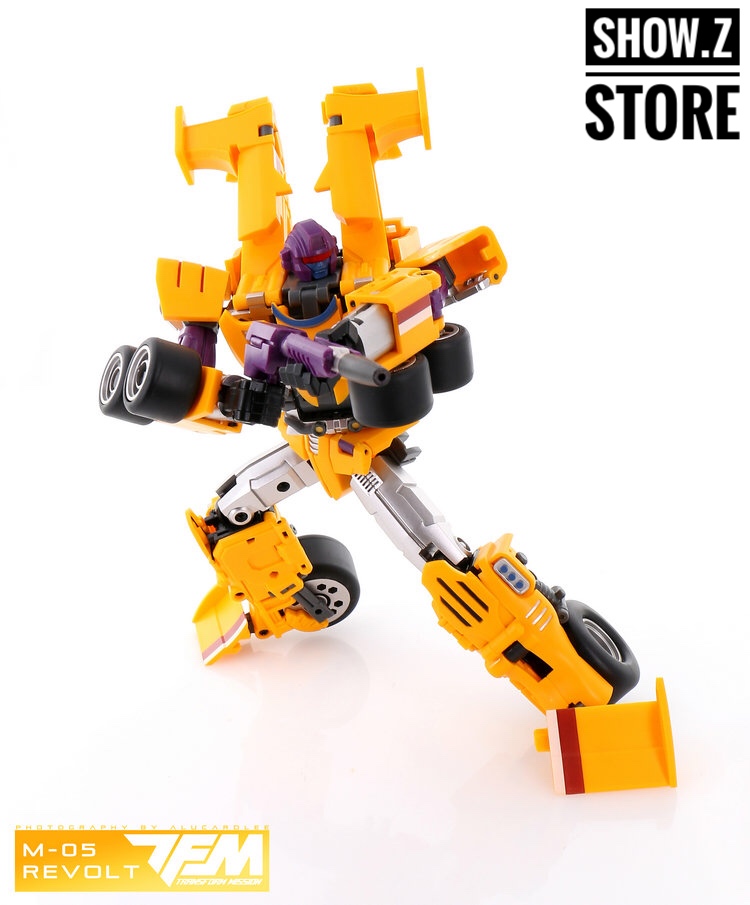 TFM Havoc Revolt yellow robot multi-angle view transformation detail showcase TFM Havoc Revolt yellow robot multi-angle view transformation detail showcase