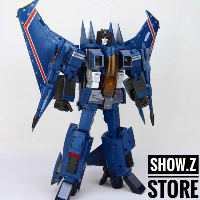 Robot Hero CG-04 Thundercracker blue jet robot standing Robot Hero CG-04 Thundercracker blue jet robot standing