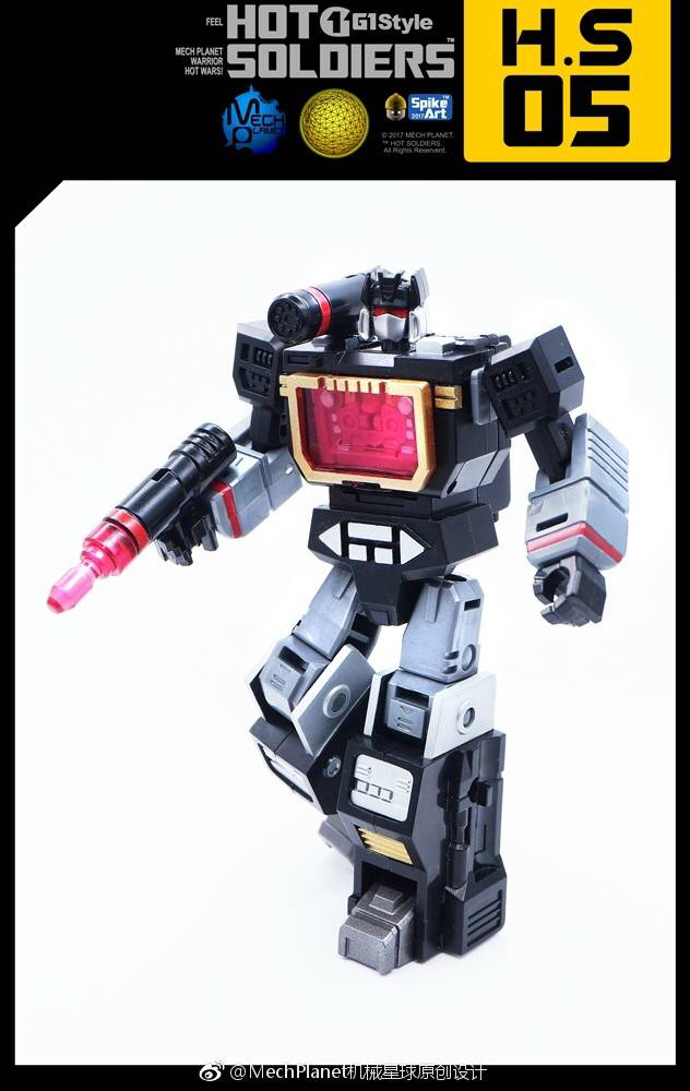 Mech Planet Soundboard black warrior with red trim displayed Mech Planet Soundboard black warrior with red trim displayed