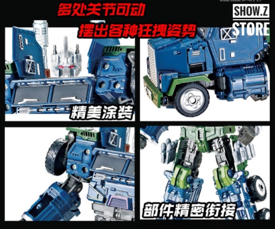 Yuexing Onslaught combiner robot squad formation truck vehicle multiple accessories Yuexing Onslaught combiner robot squad formation truck vehicle multiple accessories