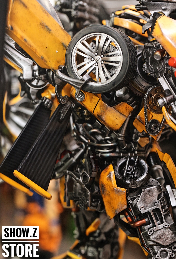 Prime 1 Studio Bumblebee complete transformation with detailed paint applications Prime 1 Studio Bumblebee complete transformation with detailed paint applications