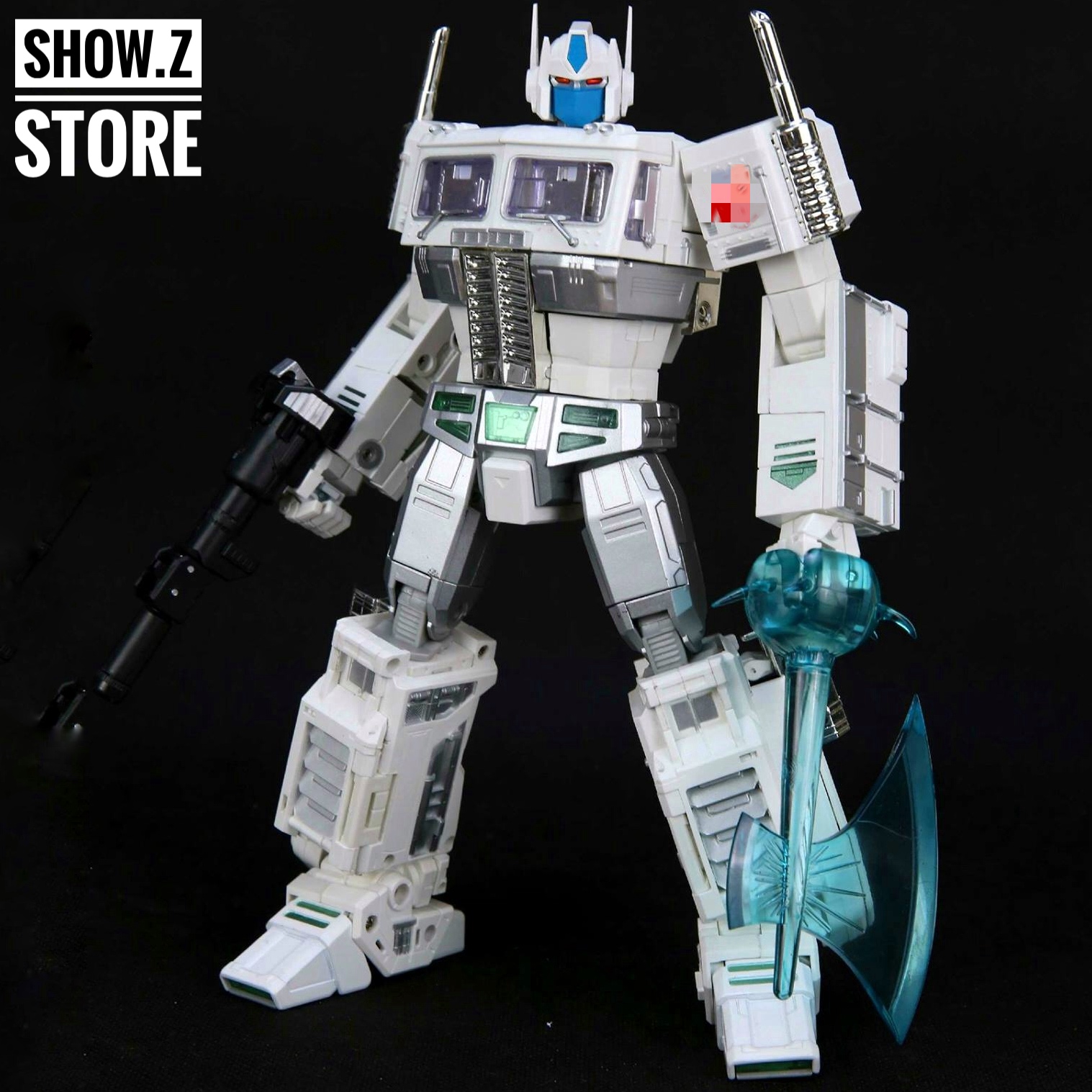 4th Party MP10U Ultra Magnus white robot standing front-facing pose 4th Party MP10U Ultra Magnus white robot standing front-facing pose