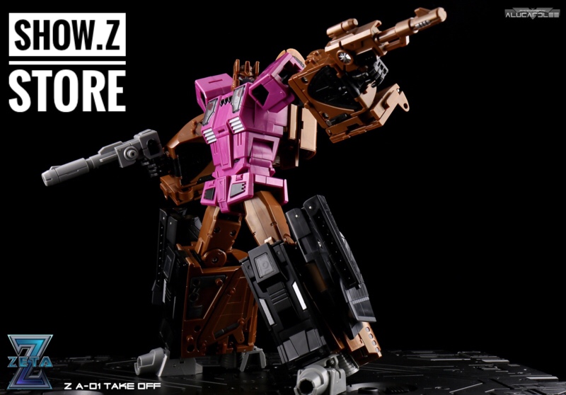 Zeta Toys ZA-01 Take Off extended arm cannon weapon configuration Zeta Toys ZA-01 Take Off extended arm cannon weapon configuration