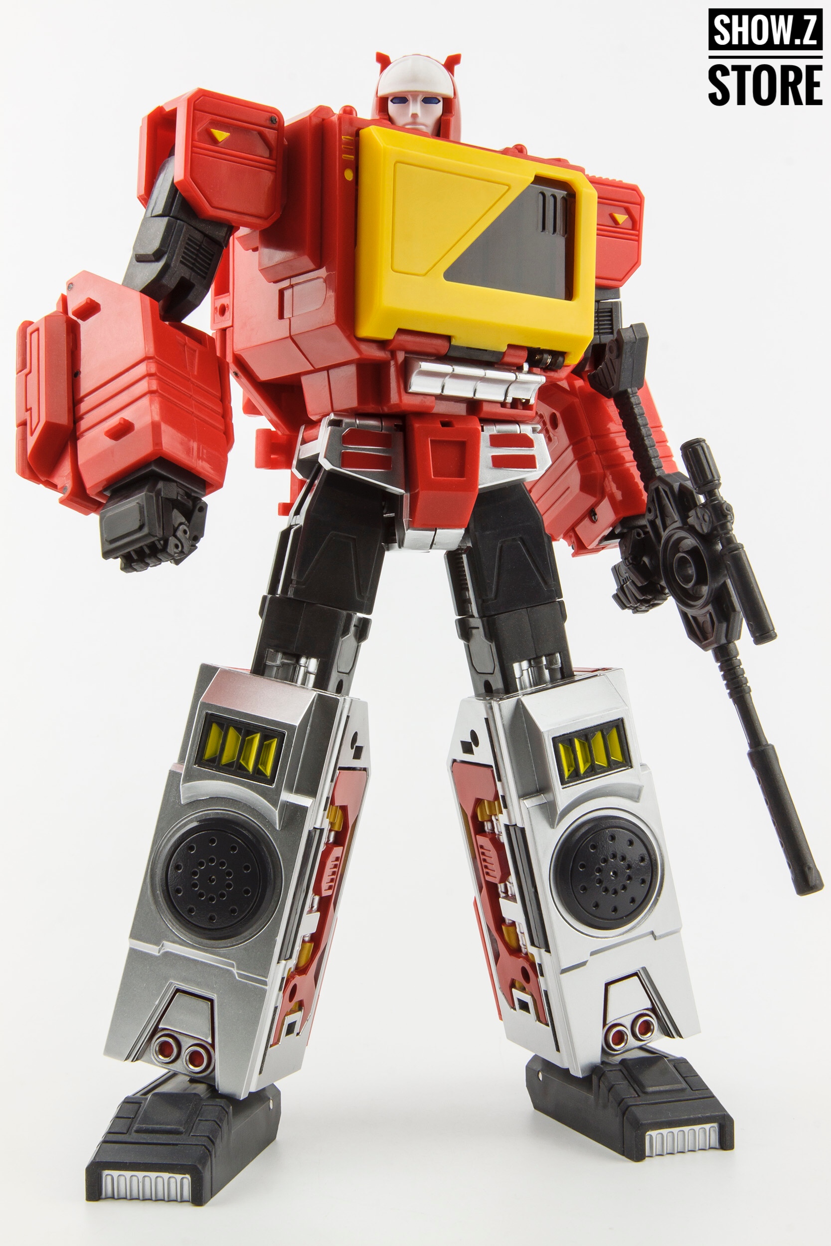 KFC Transistor Hifi robot figures red blue purple clear plastic KFC Transistor Hifi robot figures red blue purple clear plastic