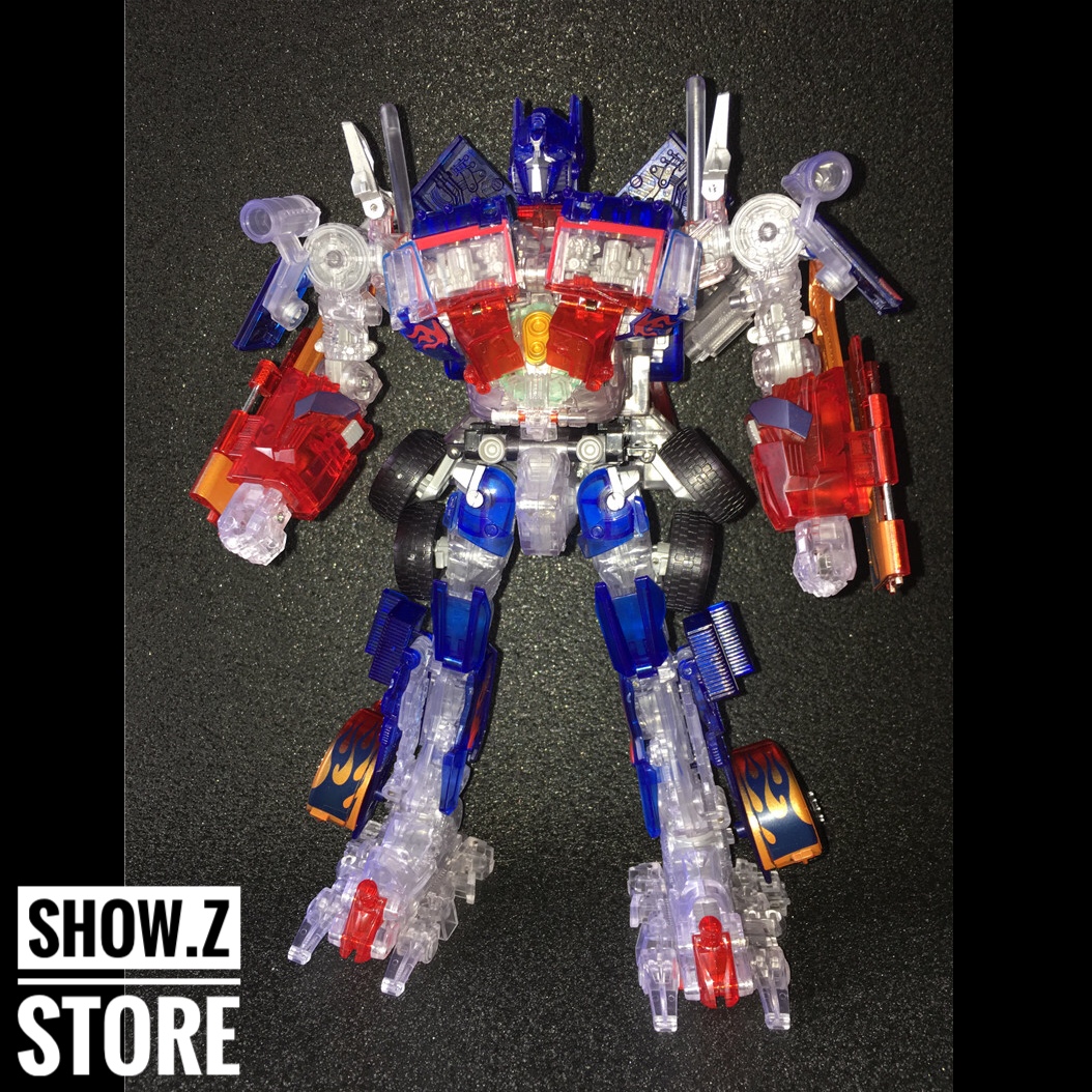 4th Party Buster Optimus Prime blue red silver standing tall 4th Party Buster Optimus Prime blue red silver standing tall