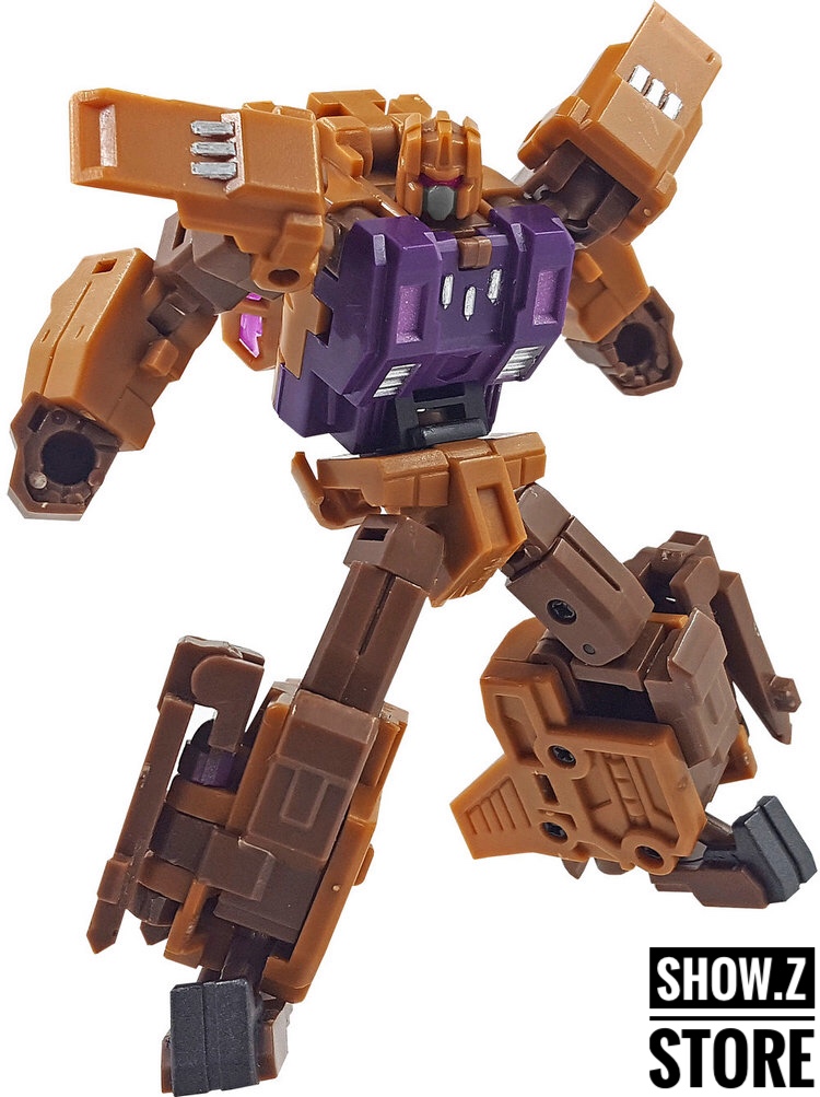 Iron Factory Booster Spear Spin Vulture robot raised weapon pose Iron Factory Booster Spear Spin Vulture robot raised weapon pose
