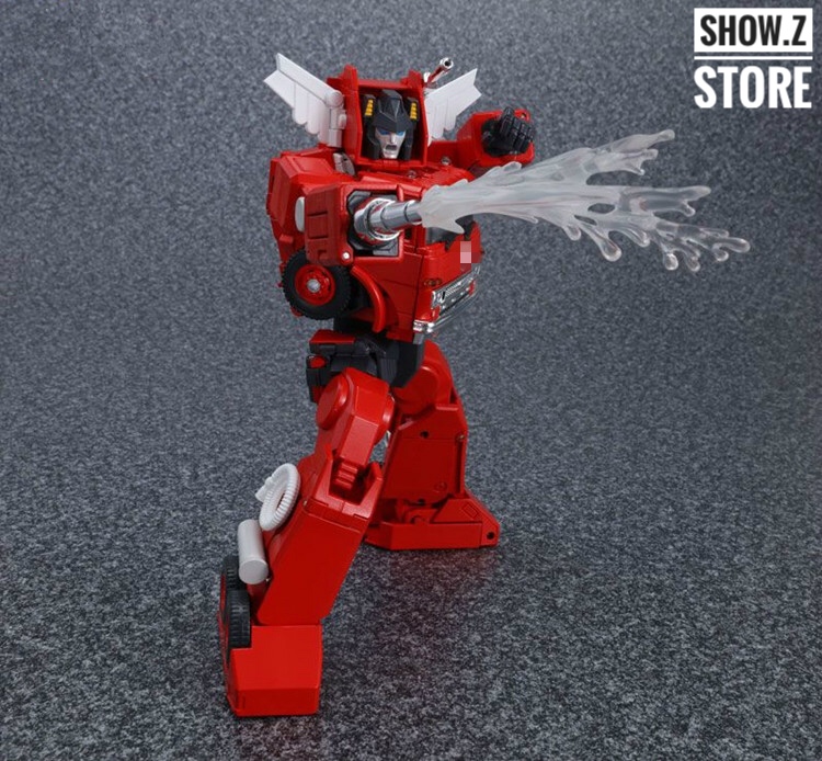 4th Party Inferno robot red white blue colors standing tall 4th Party Inferno robot red white blue colors standing tall