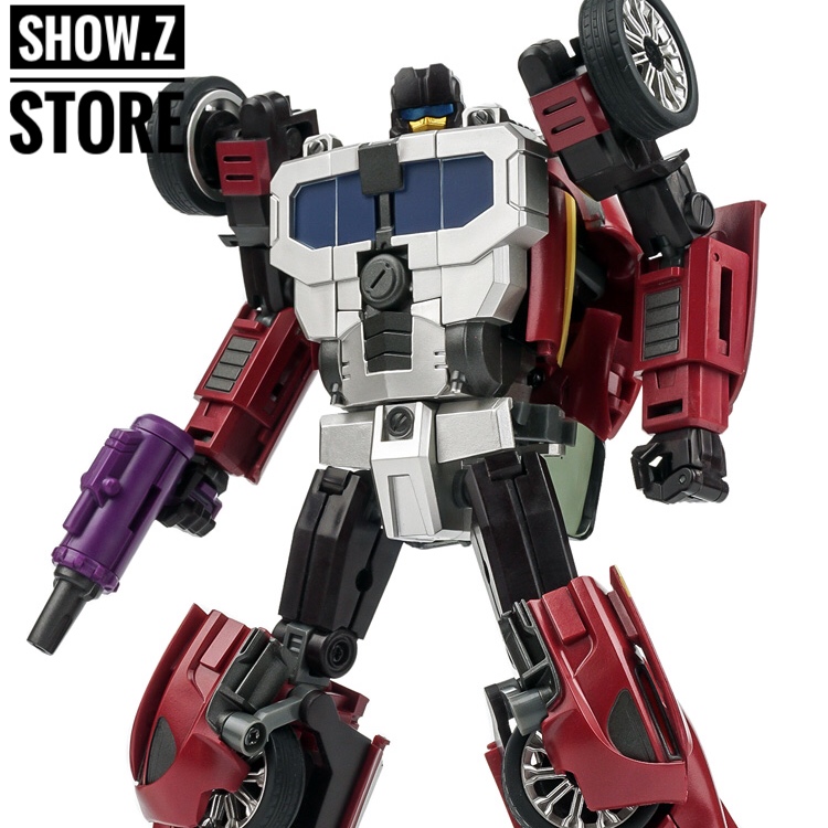 TFM M-04 Havoc Over Turn white red robot action stance TFM M-04 Havoc Over Turn white red robot action stance