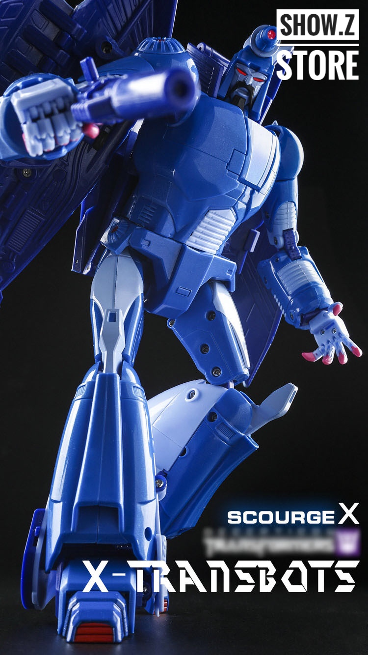XTransbots MX-II Andras Scourge transformation form detailed side angle XTransbots MX-II Andras Scourge transformation form detailed side angle