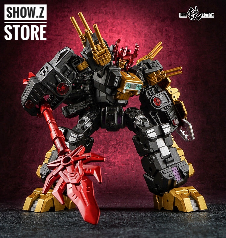 Iron Factory LordScorpion Dark Version dynamic combat stance extended limbs rifles Iron Factory LordScorpion Dark Version dynamic combat stance extended limbs rifles