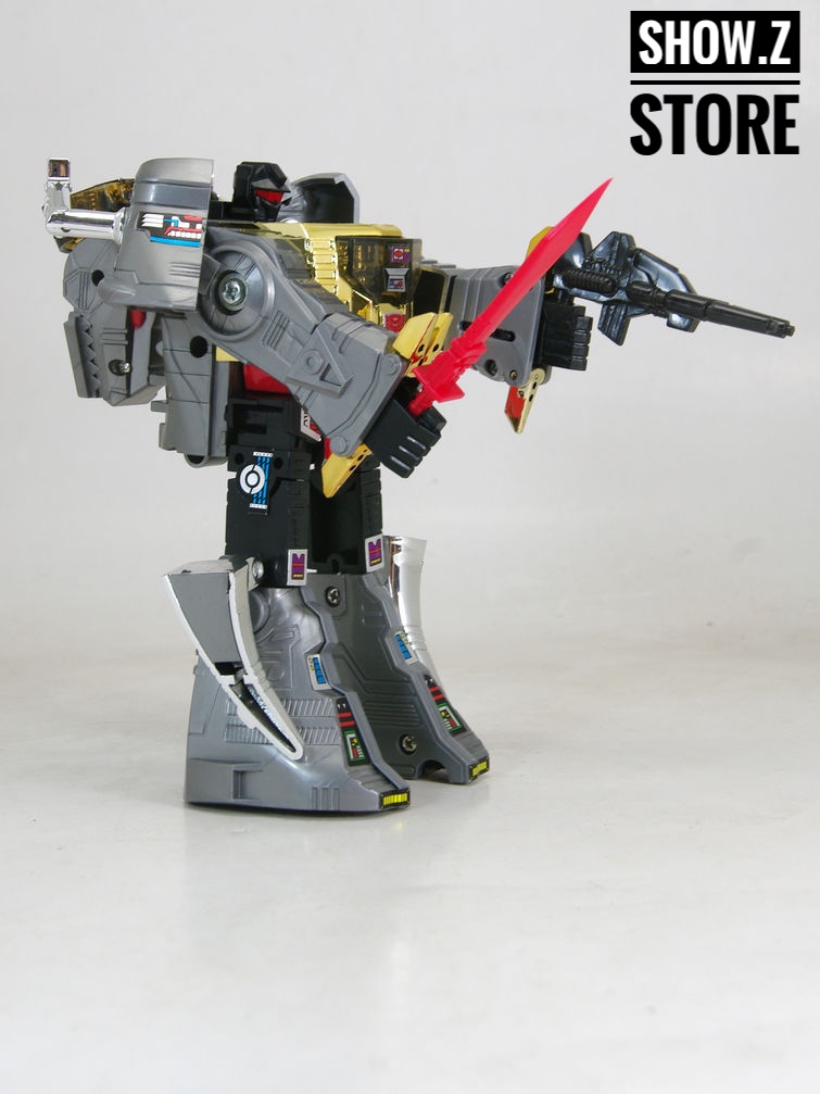 4th Party G1 Reissue Grimlock robot mode rear view standing tall 4th Party G1 Reissue Grimlock robot mode rear view standing tall