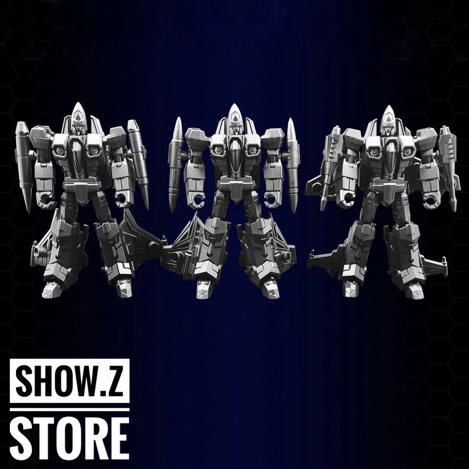 Iron Factory Fang of Tyrant three robots standing formation pose Iron Factory Fang of Tyrant three robots standing formation pose