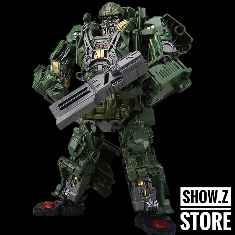 Model Wizard MW-003 Hound green khaki oversized robot holding cannon Model Wizard MW-003 Hound green khaki oversized robot holding cannon