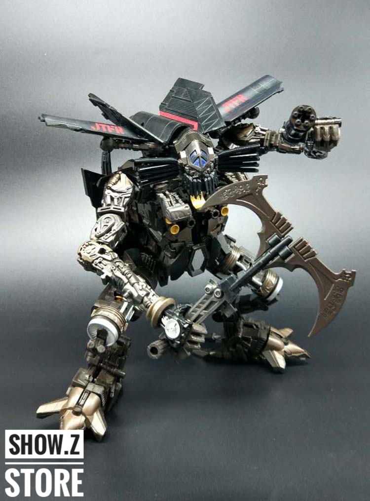TF Dream Factory Skyfire Jetfire complete figure with all accessories displayed TF Dream Factory Skyfire Jetfire complete figure with all accessories displayed