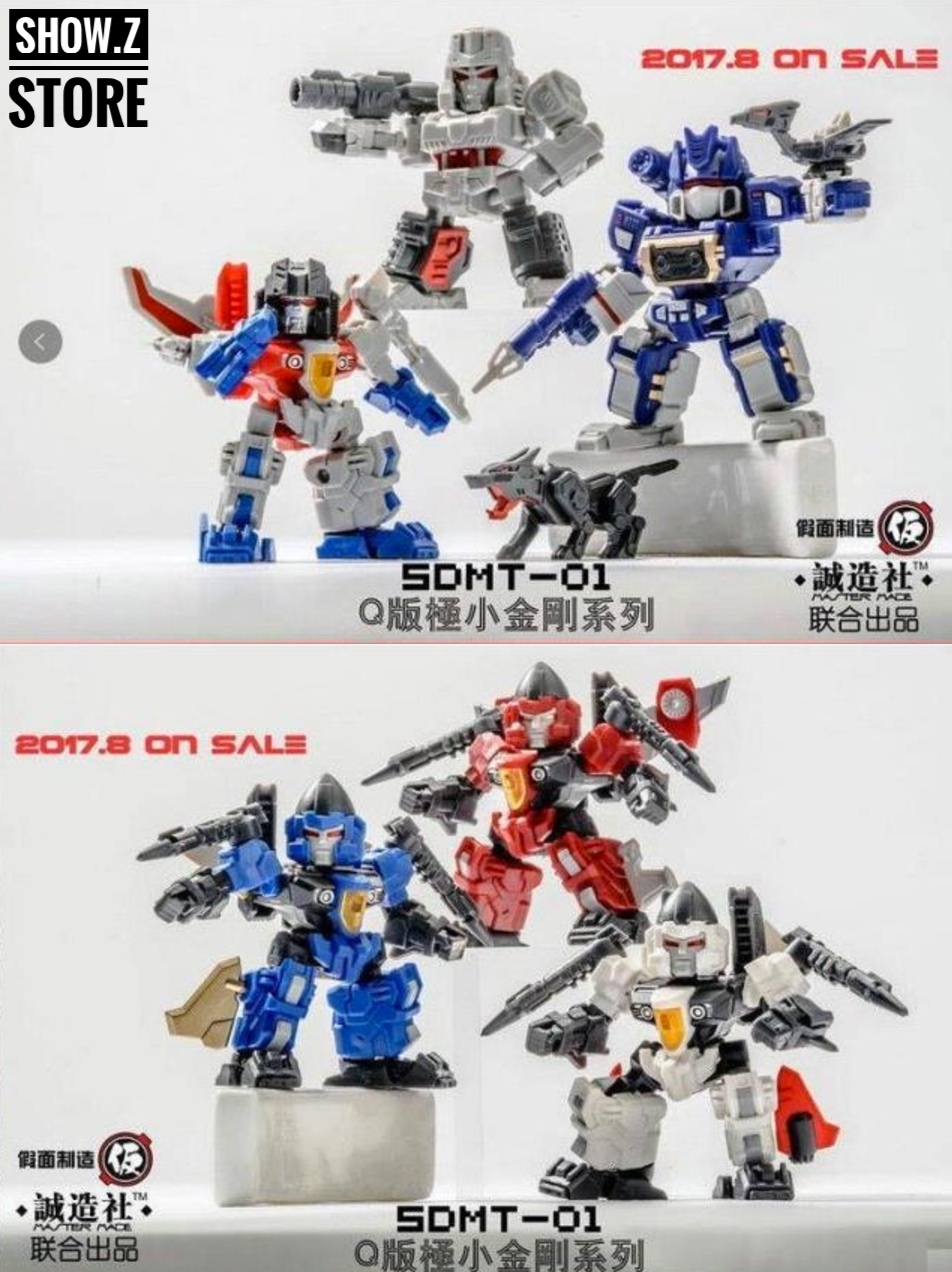 Master Made SDMT-01 gray robot Megaton with cannon standing front Master Made SDMT-01 gray robot Megaton with cannon standing front