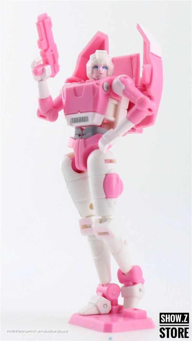 DX9 War In Pocket Toufold pink white robot vehicle mode compact DX9 War In Pocket Toufold pink white robot vehicle mode compact