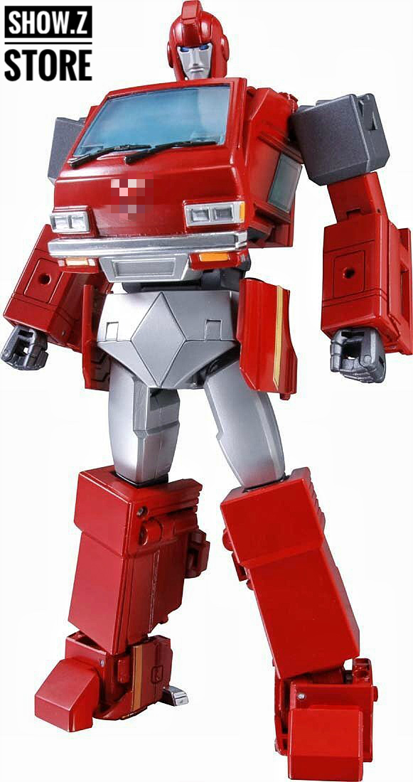 4th Party MP-27 Ironhide red robot front facing pose weapon equipped 4th Party MP-27 Ironhide red robot front facing pose weapon equipped