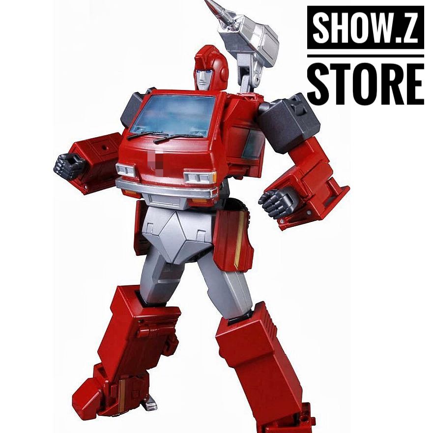 4th Party MP-27 Ironhide red robot standing upright 4th Party MP-27 Ironhide red robot standing upright