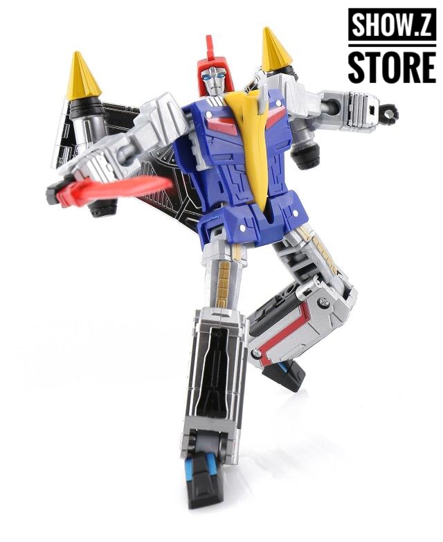 DX9 X20 Skyer Swoop robot blue white legs extended limbs DX9 X20 Skyer Swoop robot blue white legs extended limbs