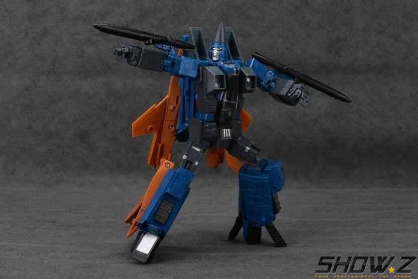 Yes Model MP11ND Dirge blue orange black wings extended aerial Yes Model MP11ND Dirge blue orange black wings extended aerial