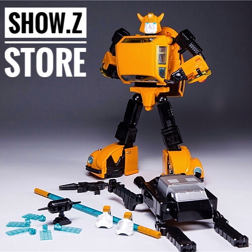 KBB MP-21 OS Bumblebee orange black robot arms spread pose KBB MP-21 OS Bumblebee orange black robot arms spread pose