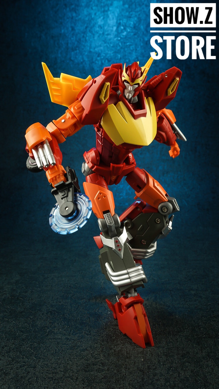 SXS Hot Flame Rodimus red yellow robot dynamic action weapon SXS Hot Flame Rodimus red yellow robot dynamic action weapon