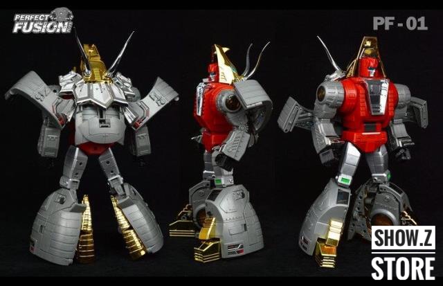 Perfect Fusion PF-01 Cesium three-angle view front side rear poses Perfect Fusion PF-01 Cesium three-angle view front side rear poses