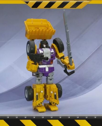 Jinjiang Devastator Dumper construction truck transformed robot Jinjiang Devastator Dumper construction truck transformed robot