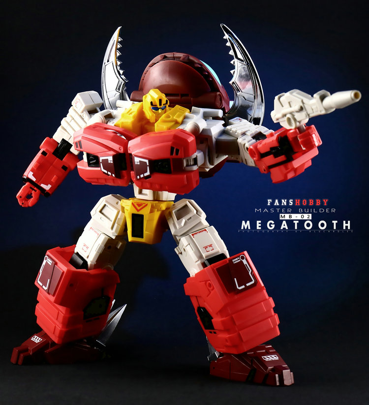 FansHobby MB-02 Megatooth red yellow and white warrior FansHobby MB-02 Megatooth red yellow and white warrior