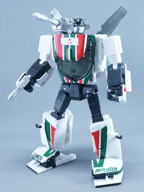 4th Party Wheeljack vehicle car form white blue red 4th Party Wheeljack vehicle car form white blue red