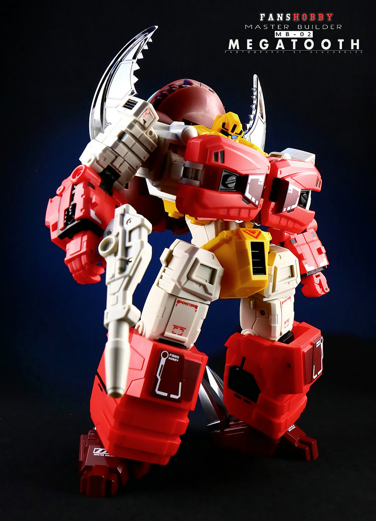 FansHobby Megatooth side profile with crescent horns FansHobby Megatooth side profile with crescent horns