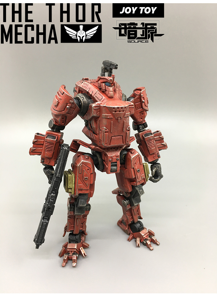 JoyToy Source Acid Rain Thor mecha front-facing stance rifle JoyToy Source Acid Rain Thor mecha front-facing stance rifle