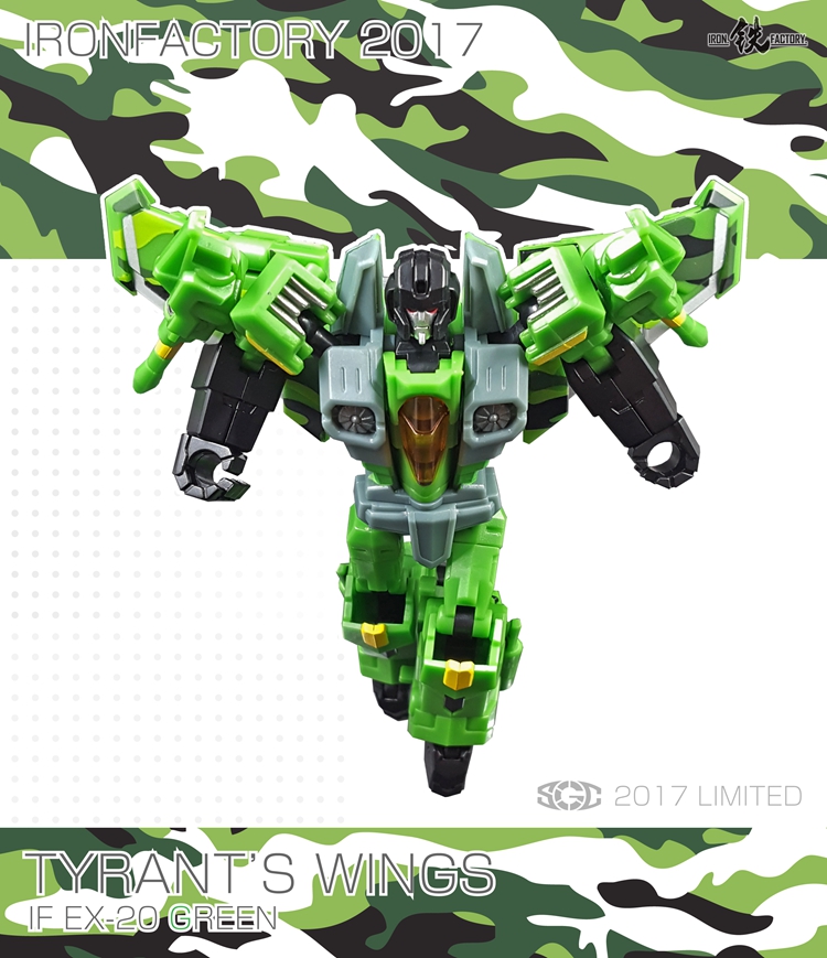 Iron Factory IF-EX20G Acidstorm green robot extended limbs Iron Factory IF-EX20G Acidstorm green robot extended limbs