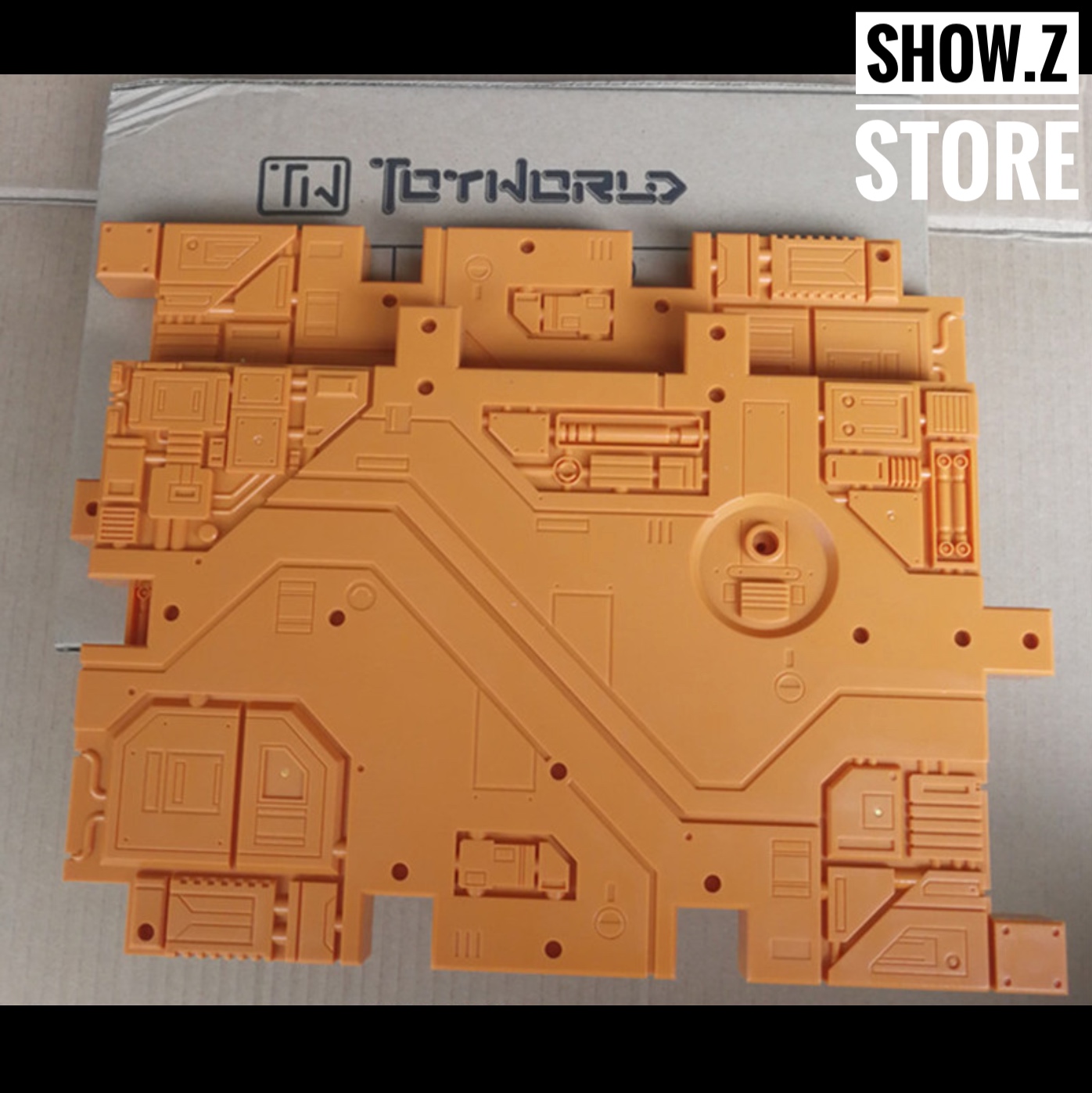 Toyworld orange display base modular piece standalone Toyworld orange display base modular piece standalone