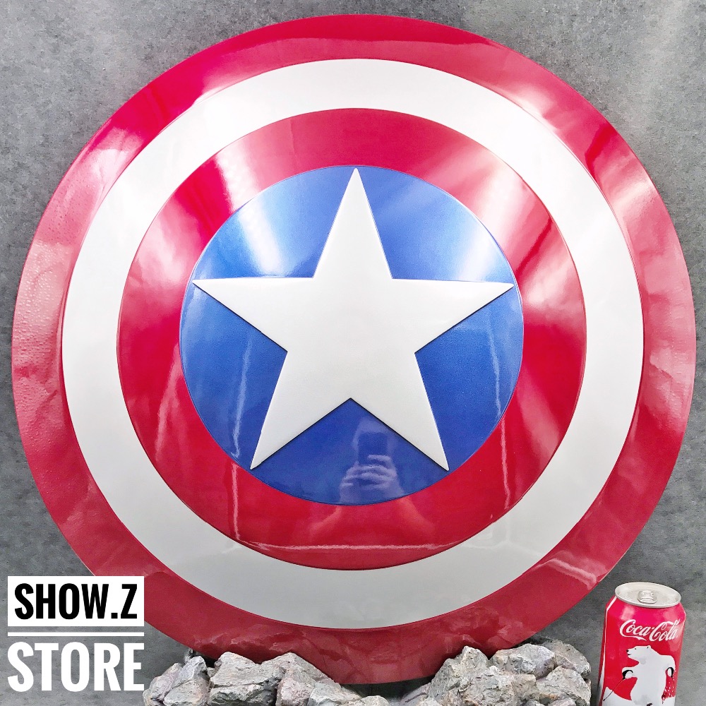 CATTOYS Captain America Shield red white blue concentric front view CATTOYS Captain America Shield red white blue concentric front view