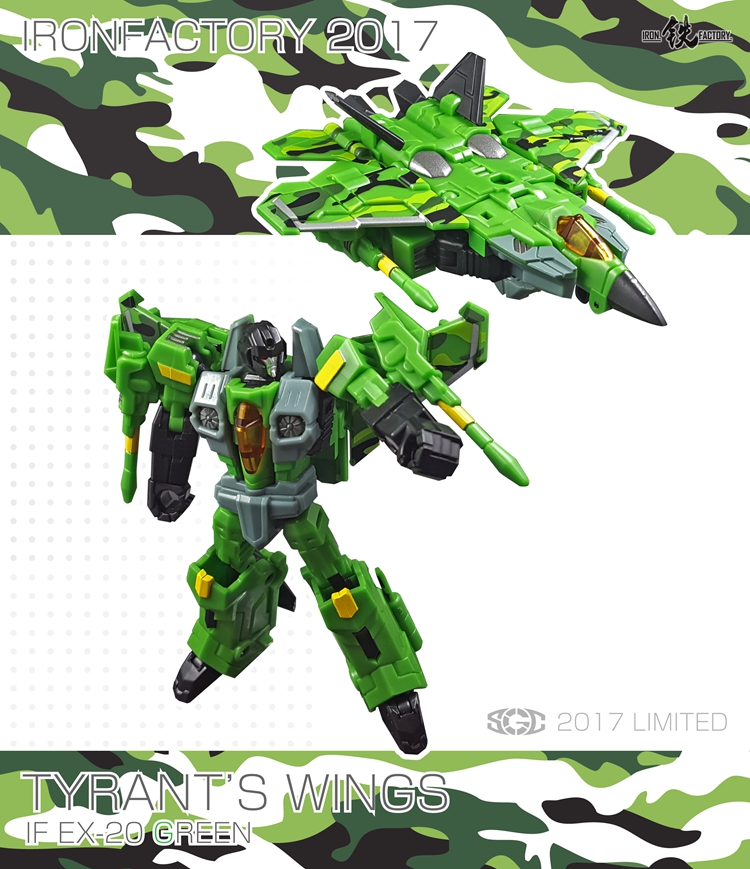 Iron Factory IF-EX20G Acidstorm green black robot transformation Iron Factory IF-EX20G Acidstorm green black robot transformation